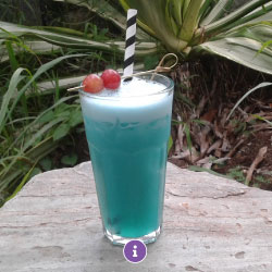 Turquoise Blue cocktail